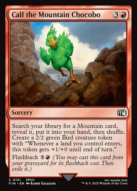 Call the Mountain Chocobo - FIN - C