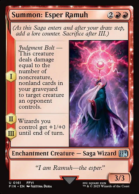 Summon: Esper Ramuh - FIN - C