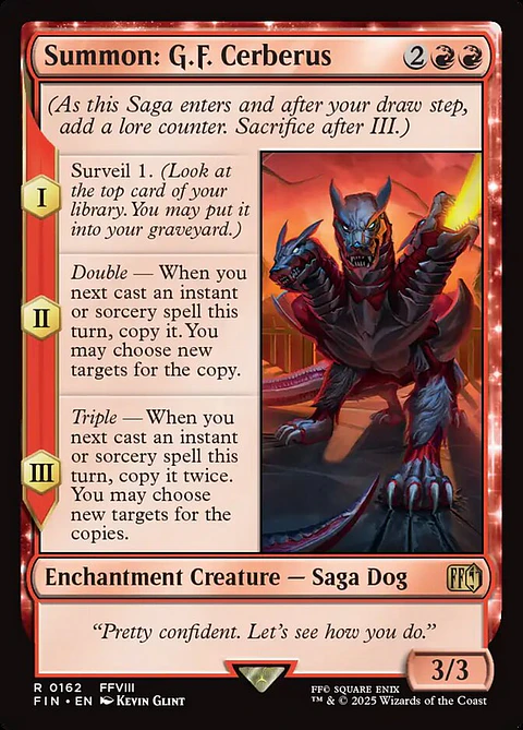 Summon: G.F. Cerberus - FIN - R
