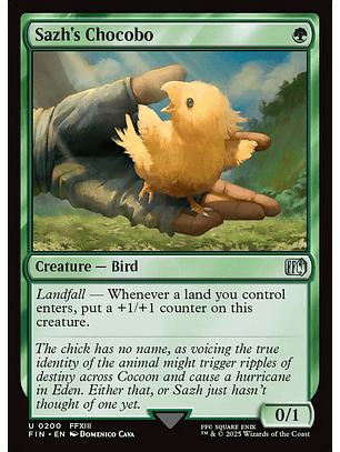 Sazh's Chocobo - FIN - U