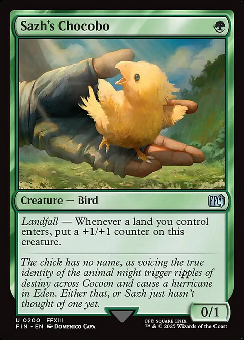 Sazh's Chocobo - FIN - U