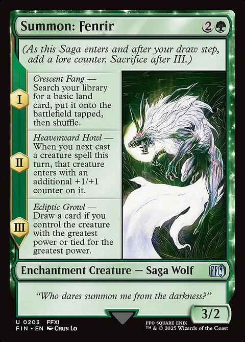 Summon: Fenrir - FIN - U