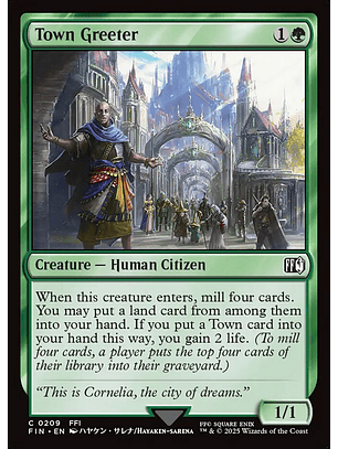Town Greeter - FIN - C