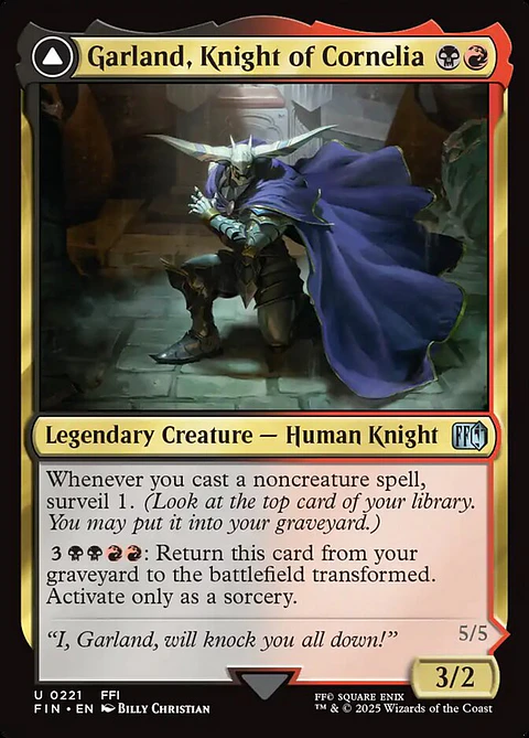 Garland, Knight of Cornelia - FIN - U