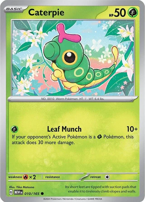 Caterpie - 010/165 - Common - MEW 