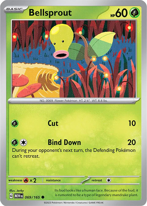 Bellsprout - 069/165 - Common - MEW 