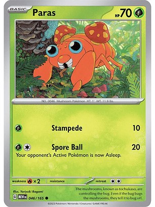Paras - 046/165 - Common - MEW 