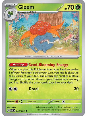 Gloom - 044/165 - Uncommon - MEW 