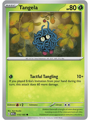 Tangela - 114/165 - Common - MEW 