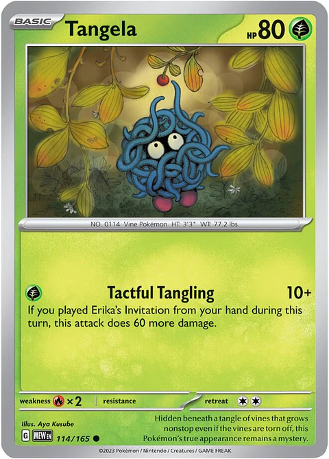 Tangela - 114/165 - Common - MEW 