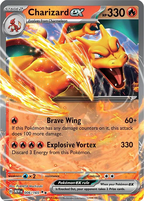 Charizard ex - 006/165 - Ultra Rare - MEW 