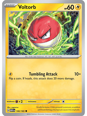 Voltorb - 100/165 - Common - MEW 