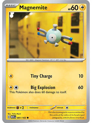 Magnemite - 081/165 - Common - MEW 