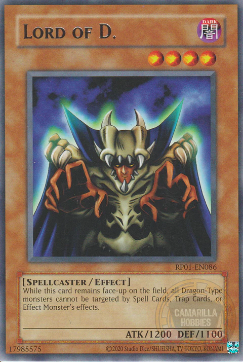 Lord of D. - RP01-EN086 - Rare (Reprint) 