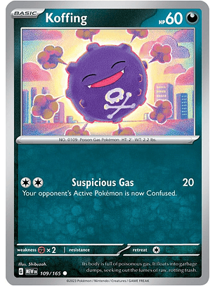 Koffing - 109/165 - Common - MEW