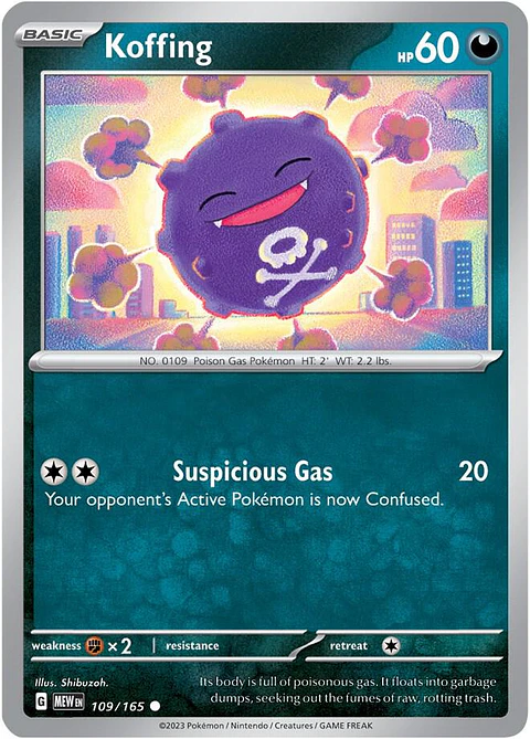 Koffing - 109/165 - Common - MEW