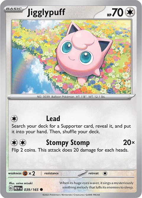Jigglypuff - 039/165 - Common - mew