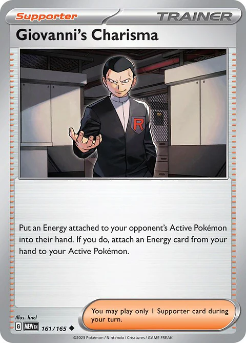 Giovanni's Charisma - 161/165 - Uncommon - Mew