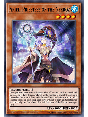 Ariel, Priestess of the Nekroz - BLMM-EN128 - Ultra Rare 