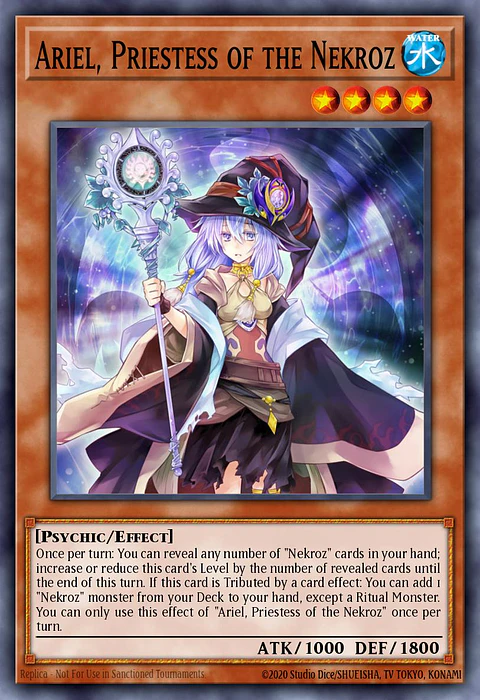 Ariel, Priestess of the Nekroz - BLMM-EN128 - Ultra Rare 