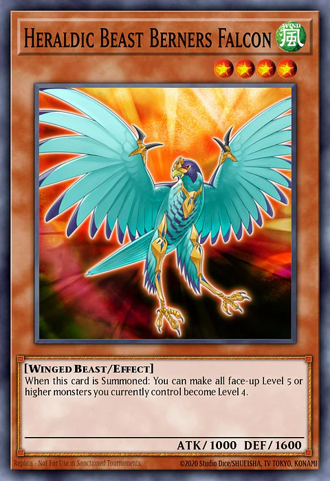 Heraldic Beast Berners Falcon - BLMM-EN115 - Ultra Rare 