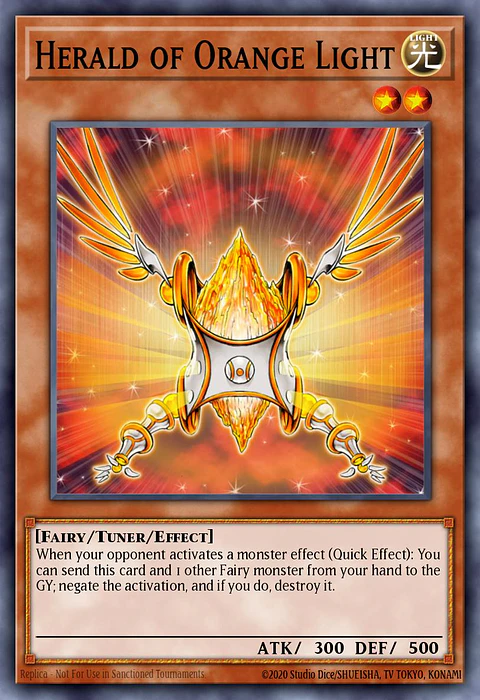 Herald of Orange Light - BLMM-EN103 - Ultra Rare 