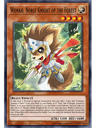 Wonko, Noble Knight of the Forest - BLMM-EN035 - Ultra Rare 