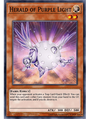 Herald of Purple Light - BLMM-EN101 - Ultra Rare 