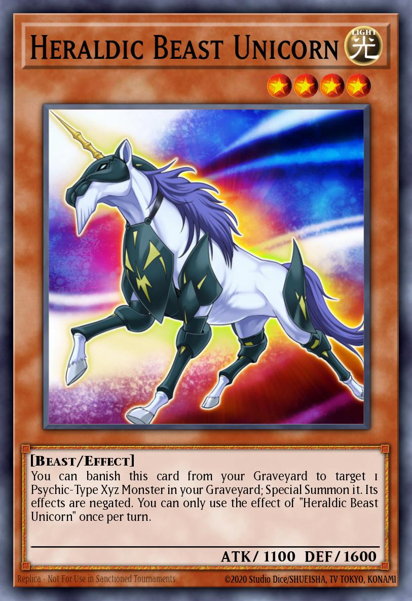 Heraldic Beast Unicorn - BLMM-EN116 - Ultra Rare  1