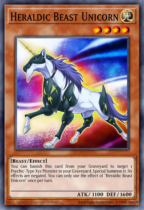 Heraldic Beast Unicorn - BLMM-EN116 - Ultra Rare 