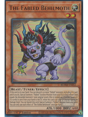 The Fabled Behilmoth - BLMM-EN012 - Ultra Rare 
