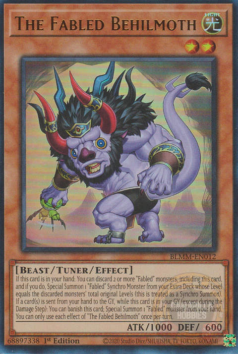 The Fabled Behilmoth - BLMM-EN012 - Ultra Rare 