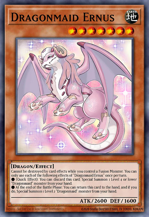 Dragonmaid Ernus - BLMM-EN055 - Ultra Rare 