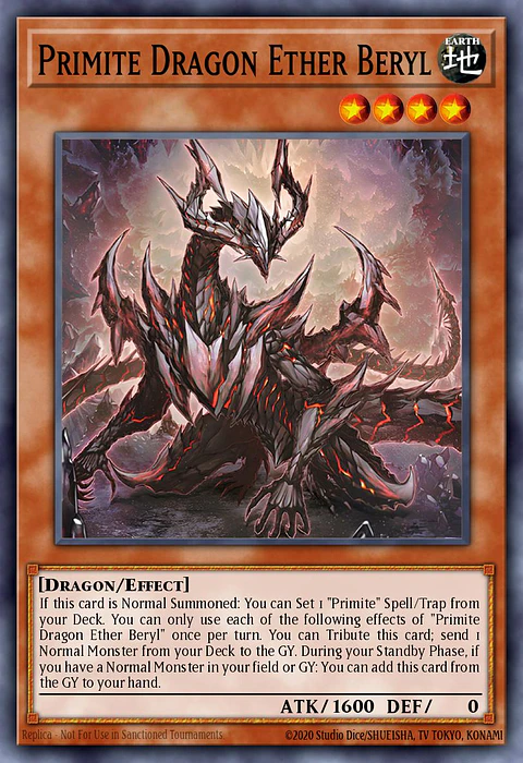 Primite Dragon Ether Beryl - BLMM-EN130 - Secret Rare 