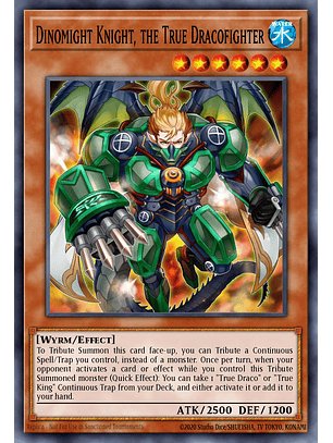 Dinomight Knight, the True Dracofighter - BLMM-EN126 - Secret Rare