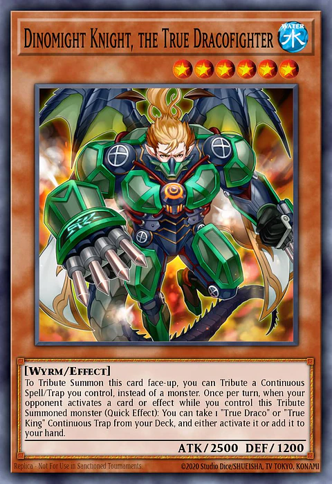 Dinomight Knight, the True Dracofighter - BLMM-EN126 - Secret Rare