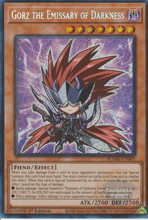 Gorz the Emissary of Darkness - BLMM-EN005 - Secret Rare 