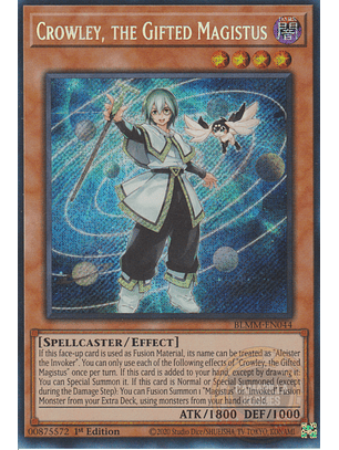 Crowley, the Gifted Magistus - BLMM-EN044 - Secret Rare 