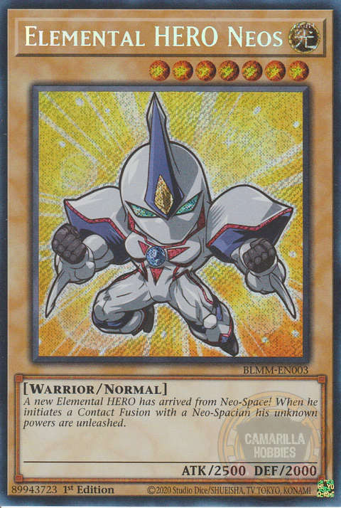 Elemental HERO Neos - BLMM-EN003 - Secret Rare 