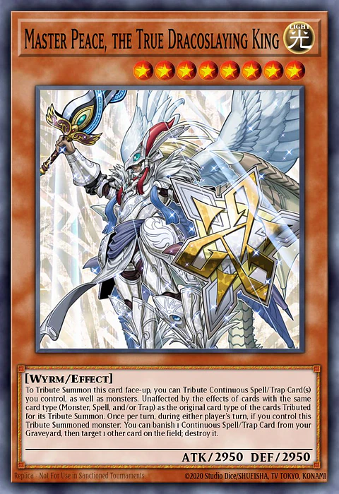 Master Peace, the True Dracoslaying King - BLMM-EN127 - Secret Rare