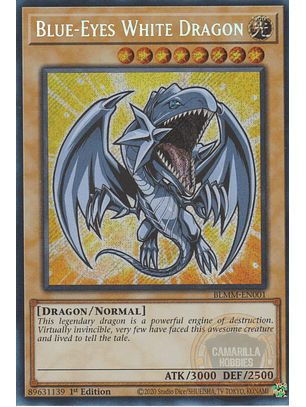 Blue-Eyes White Dragon - BLMM-EN001 - Secret Rare 