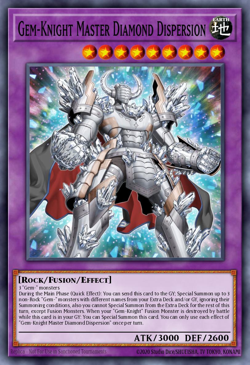 Gem-Knight Master Diamond Dispersion - BLMM-EN020 - Secret Rare  1