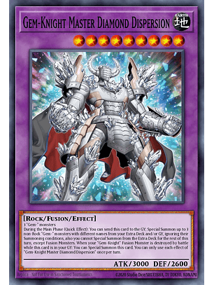 Gem-Knight Master Diamond Dispersion - BLMM-EN020 - Secret Rare 