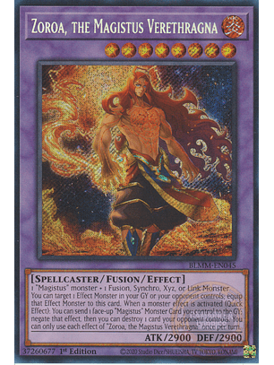 Zoroa, the Magistus Verethragna - BLMM-EN045 - Secret Rare 