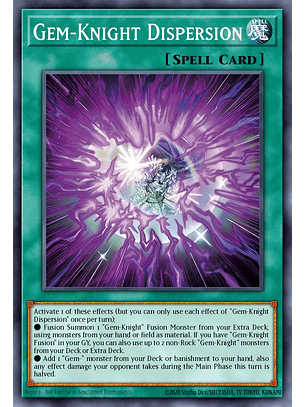 Gem-Knight Dispersion - BLMM-EN023 - Secret Rare 