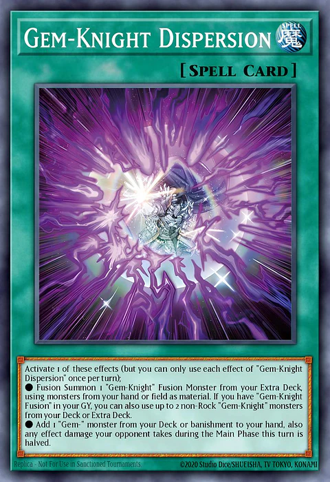 Gem-Knight Dispersion - BLMM-EN023 - Secret Rare 