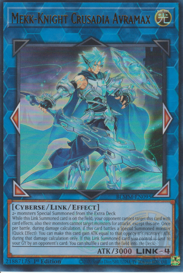 Mekk-Knight Crusadia Avramax - BLMM-EN095 - Ultra Rare  1