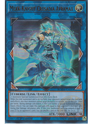 Mekk-Knight Crusadia Avramax - BLMM-EN095 - Ultra Rare 