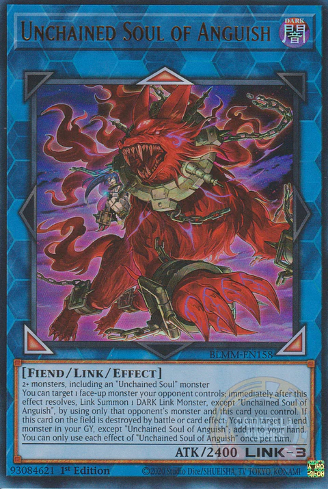 Unchained Soul of Anguish - BLMM-EN158 - Ultra Rare 