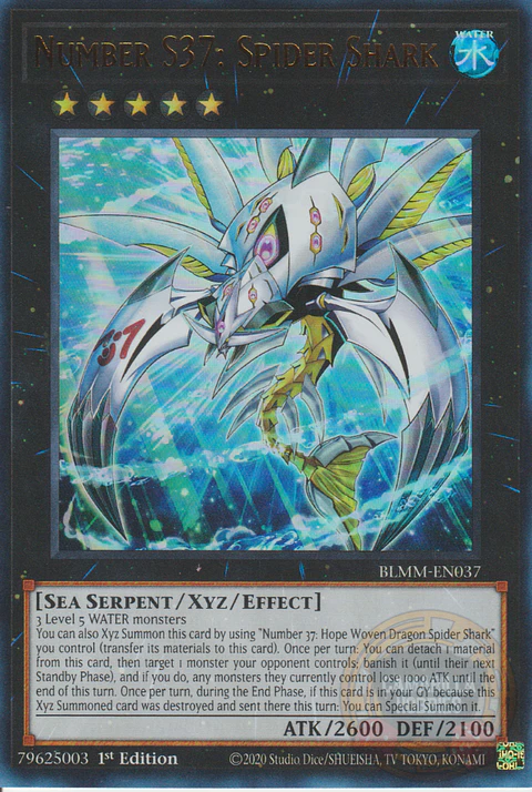 Number S37: Spider Shark - BLMM-EN037 - Ultra Rare 